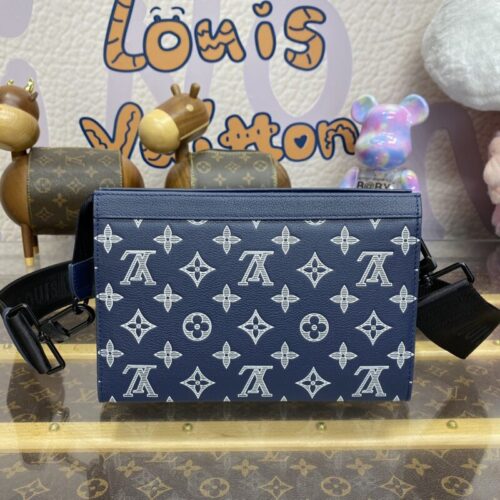 LV Gaston Wearable Wallet Blue