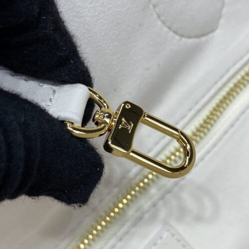 Alternative view of LV Neverfull MM White Orange