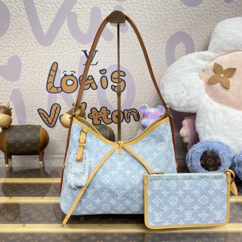 LV Carry All PM Light Denim