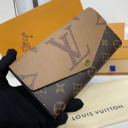 Alternative view of LV Sarah Wallet Light Brown