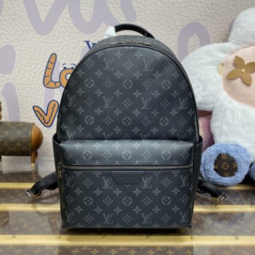 LV Discovery Backpack Black Canvas