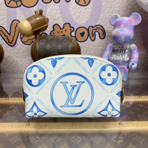 LV Pochette Cosmétique Blue