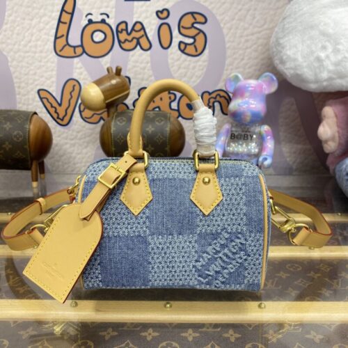 LV Speedy 18 Denim