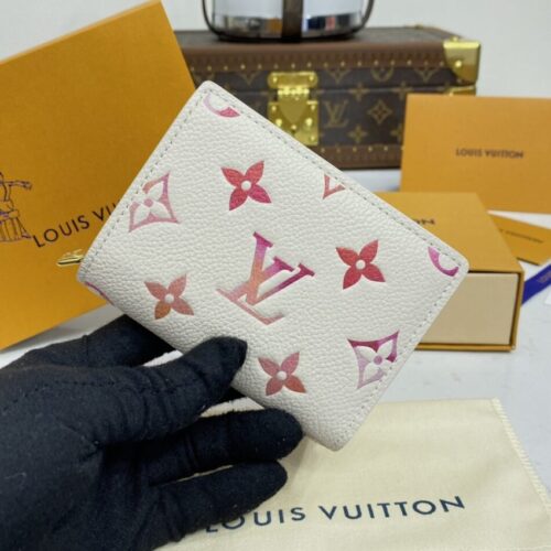 Alternative view of LV Zipper Coin Purse White&Pink