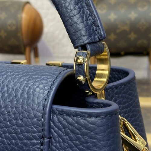 Alternative view of Loius Vuitton Capucines Dark Blue