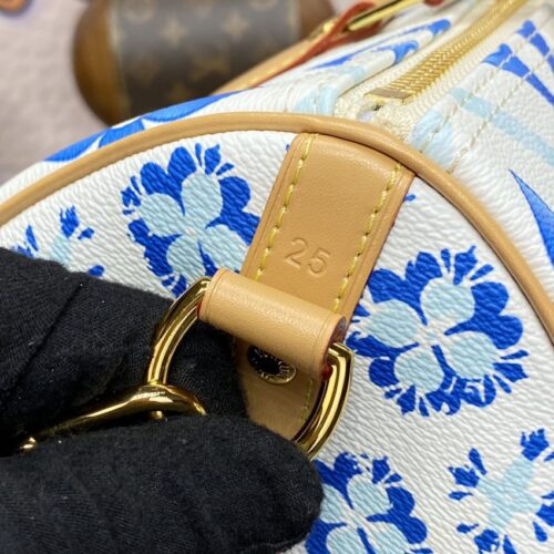 Alternative view of LV Speedy Bandouliere 25 Blue-White