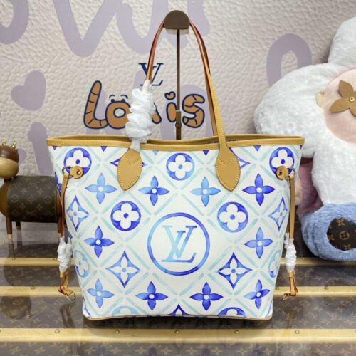 LV Neverfull MM Bue
