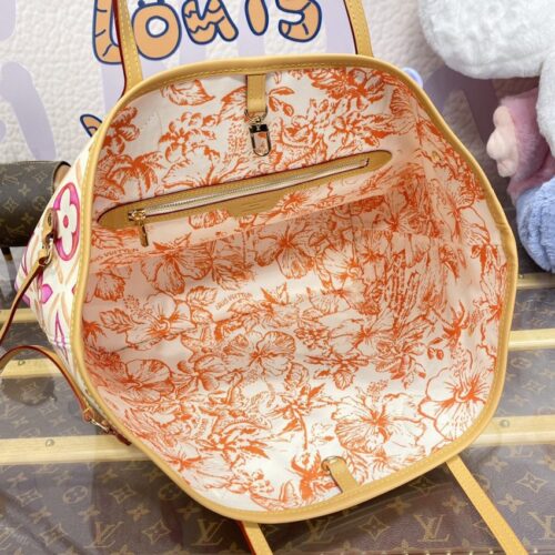 Alternative view of LV Neverfull MM Orange