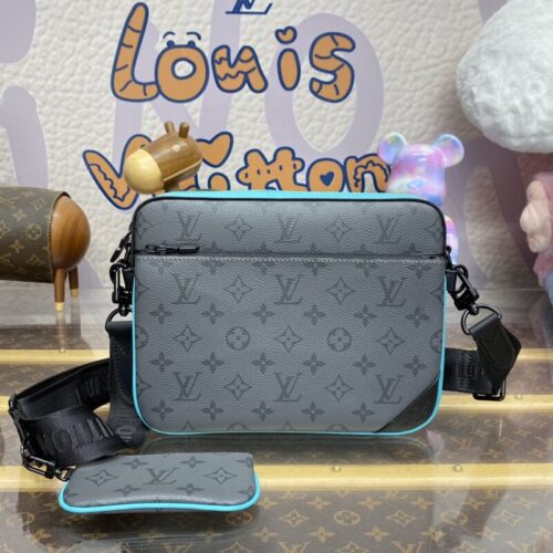 LV Trio Messenger Grey&Tiffany