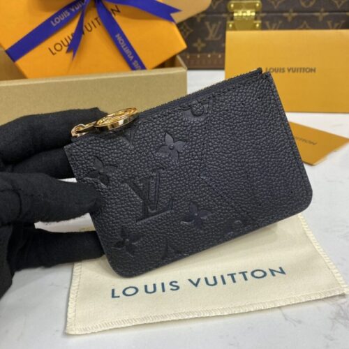 LV Romy Card Holder Black
