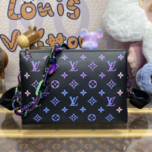 LV Coussin Black Purple