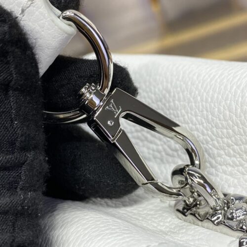 Alternative view of Loius Vuitton Capucines East West White