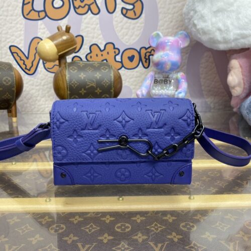 LV Steamer Wearable Wallet Blue
