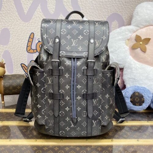 LV Christopher Backpack Grey