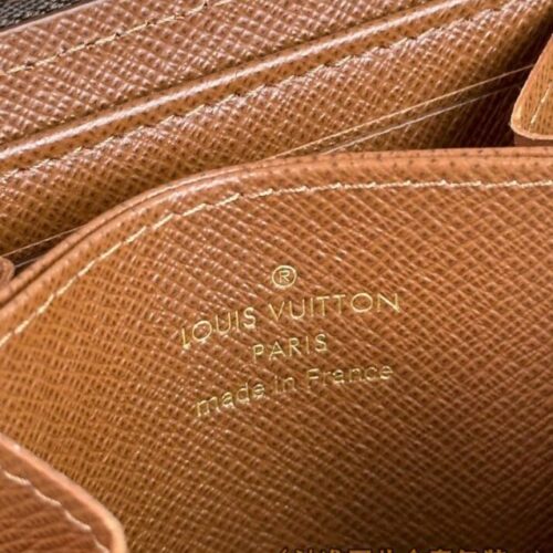 Alternative view of LV Zipper Coin Purse Brown