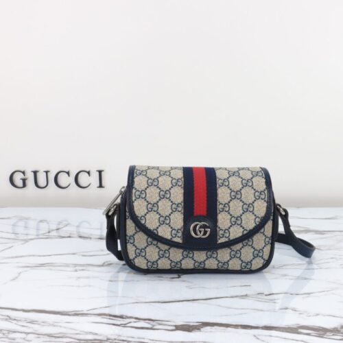 Gucci  GUCCI Ophidia GG  Shoulder Bag Blue
