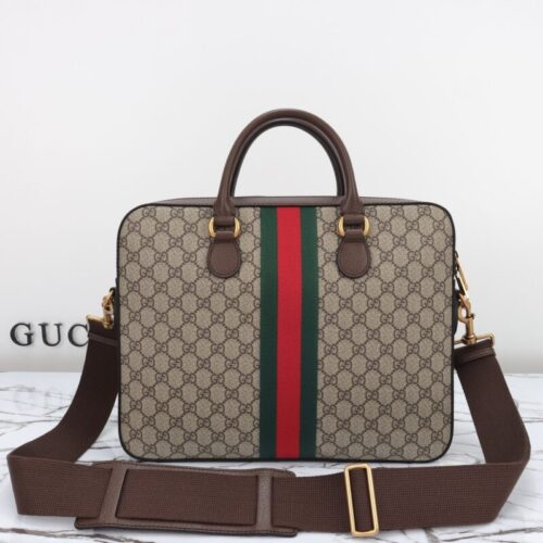 Alternative view of Gucci   Briefcase  Canvas Beige