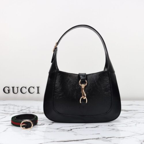Gucci G Jackie Small Patent Black