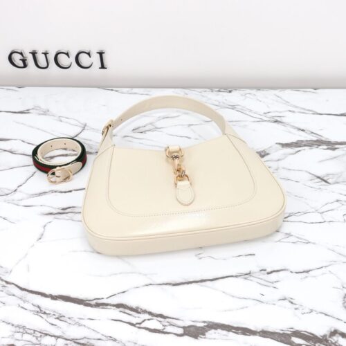 Alternative view of Gucci G Jackie Small Patent White