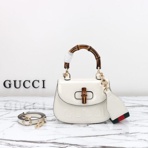 Gucci  Bamboo 1947 Patent White