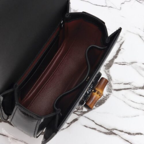 Alternative view of Gucci  Bamboo 1947 Patent Black