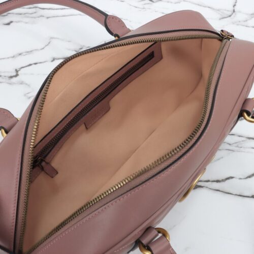 Alternative view of Gucci  Marmont Small Top Handle Pink