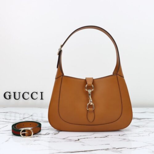 Gucci G Jackie Small Patent Brown