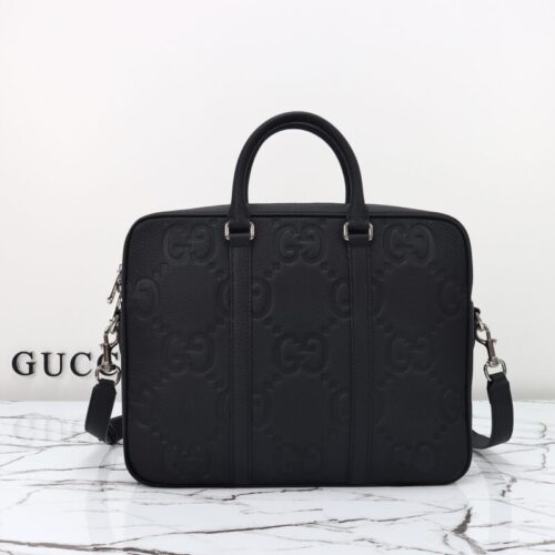 Gucci  Briefcase GG Leather Black