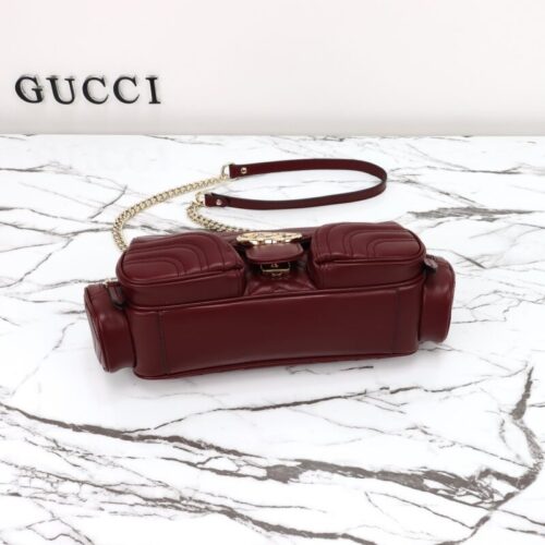 Alternative view of Gucci Marmont 2.0 GG Shoulder Bag  Bordeaux