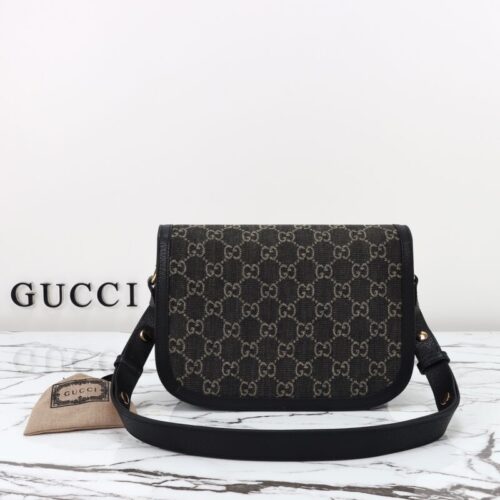Alternative view of Gucci  G 1955 Horsebit Black Denim