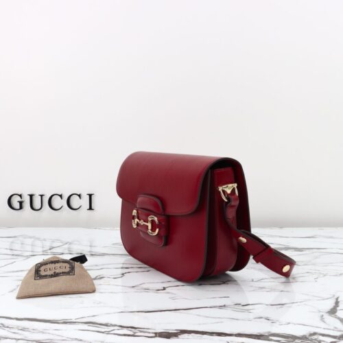 Alternative view of Gucci  G 1955 Horsebit Red