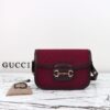 Gucci  G 1955 Horsebit Red Denim