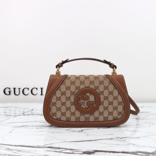 Gucci Blondie Top Handle Brown