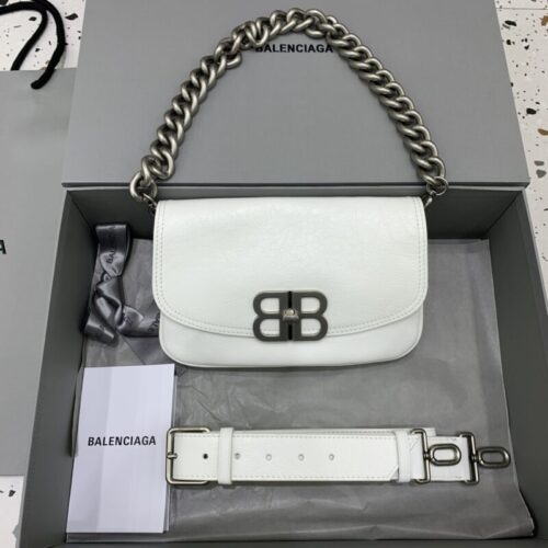 Balenciaga Small BB White
