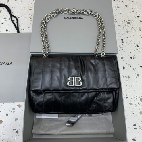 Balenciaga Monaco Black Silver