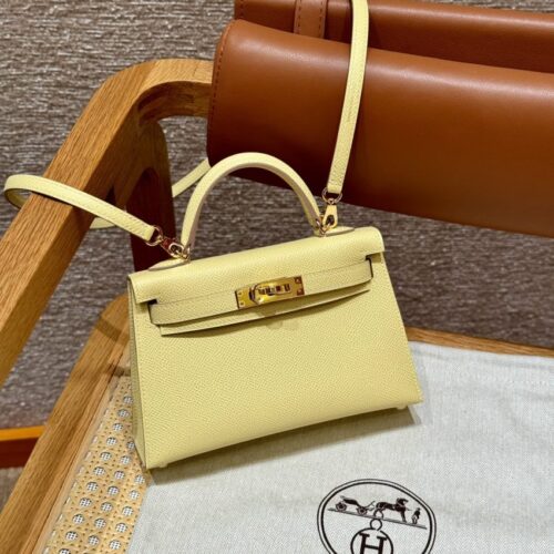 Hermes Kelly Jaune Poussin