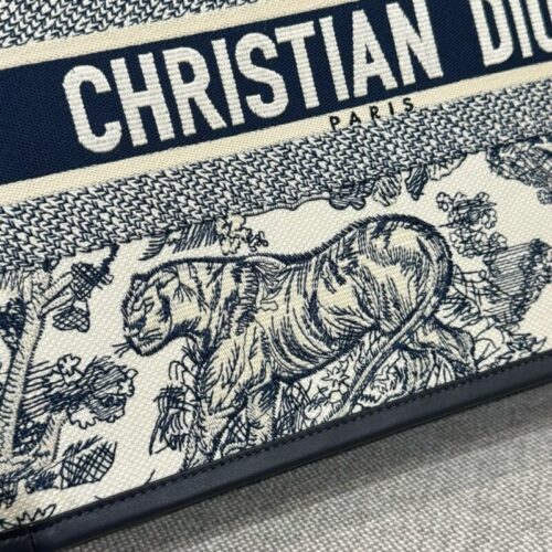 Alternative view of Dior Tote Book White Tiger Leather