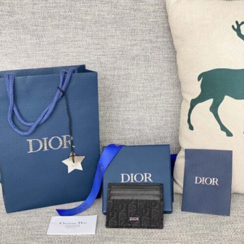 Dior Card Holder Black Man