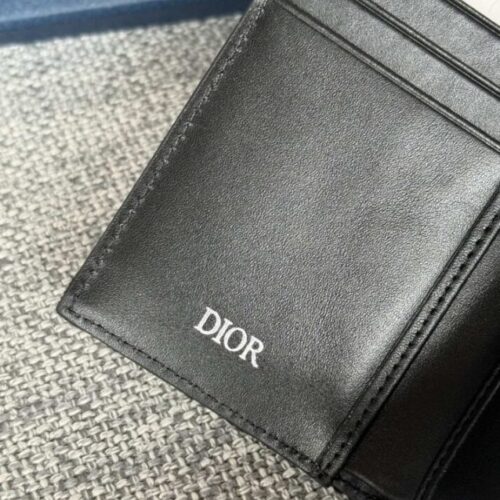 Alternative view of Dior Zipper Card Holder Black