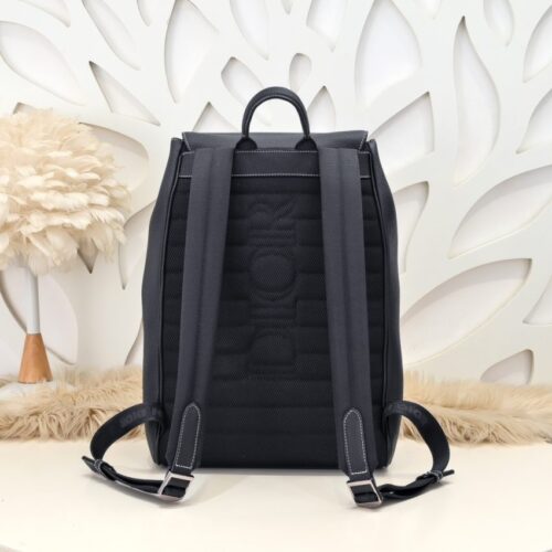 Alternative view of Dior Saddle Backpack Black With Flap