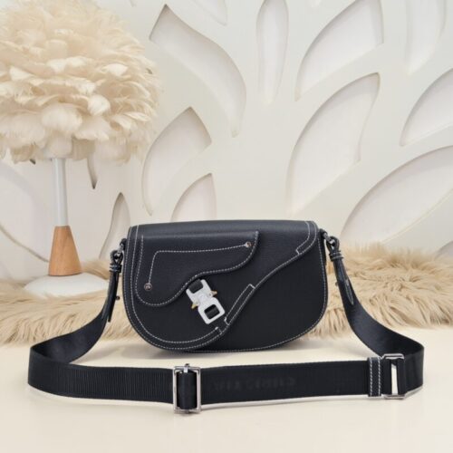 Dior Saddle Messenger Black