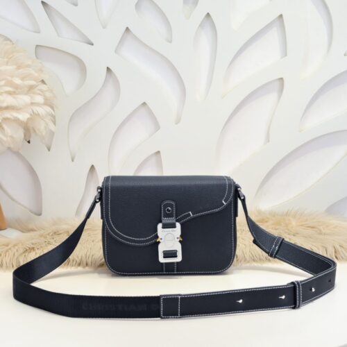 Dior Saddle Messenger Bag Black