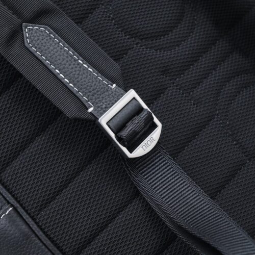 Alternative view of Dior Saddle Zip Backpack Black Grained Calfskin