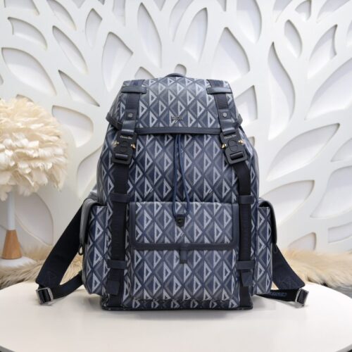 DIOR  Hit The Road Backpack Blue Diamond