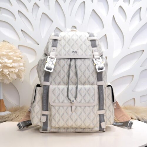 DIOR  Hit The Road Backpack White Diamond