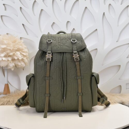 DIOR  Hit the Road Backpack with Flap Khaki