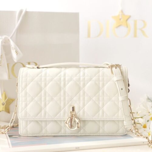 Alternative view of My Dior Top Handle Bag White