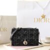 My Dior Top Handle Bag Black Canvas