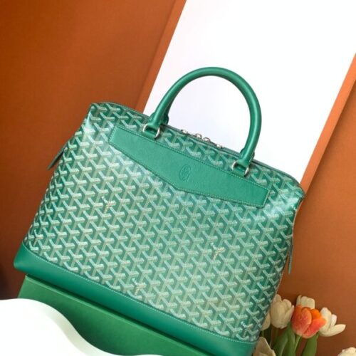 Goyard Cisalpin Document Case Green