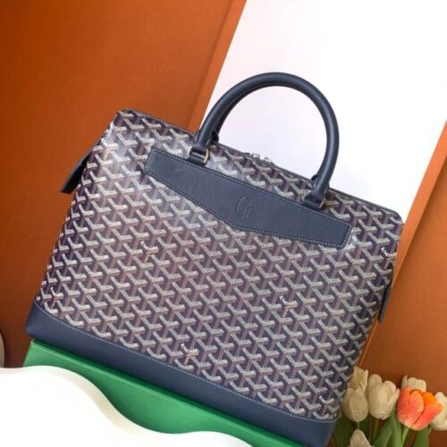 Goyard Cisalpin Document Case Blue